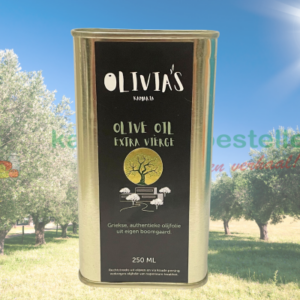 Griekse extra Vierge Olijfolie blik 0,25 liter
