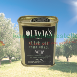 Griekse extra Vierge Olijfolie blikje 0,1 liter