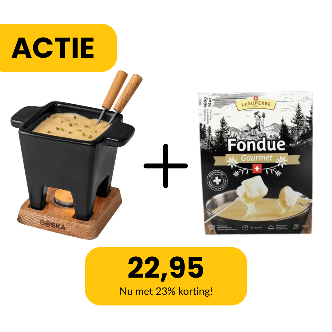 Boska Fondue Set – Zwitserse Kaasbeleving Thuis